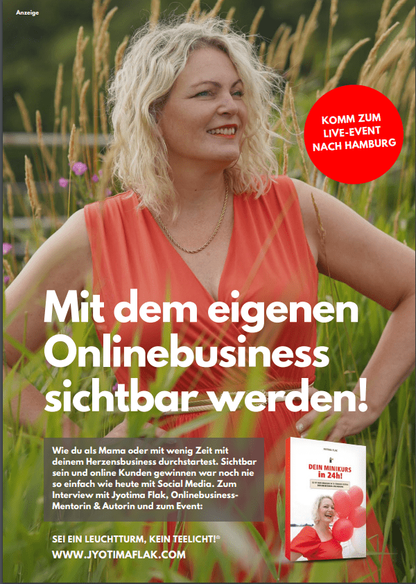 Anzeige im Pure & Positive Magazin