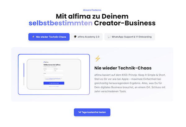 alfima pro tools, alfima tutorial, dm automation, email marketing, onlinekurse erstellen, digitale produkte verkaufen, funnel aufbauen, onlinebusiness tools, upsells, order bumps, all in one plattform, onlinekurse verkaufen, mitgliederbereich, ki onlinekurs, automatisiertes onlinebusiness, alfima erfahrungen, alfima testen alfima preise, alfima erfahrung