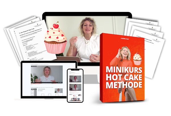 minikurs hotcake Mockup Bild Minikurse verkaufen, Minikurs erstellen, Onlinekurs verkaufen, Online Kurse erstellen und verkaufen, digitale Produkte verkaufen, passives Einkommen online, Online Business aufbauen, Funnel Aufbau, Verkaufsfunnel erstellen, automatisierte Verkäufe, Online Geld verdienen, Coaching Business aufbauen, Expertenwissen verkaufen, Online Kurs Strategie, Kunden gewinnen online, Minikurs Methode, digitale Produkte erstellen, Minikurs Methode Jyotima Flak, Minikurs in 24h Jyotima Flak, Minikurs Queen